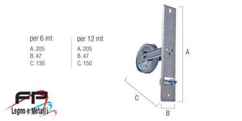 Avvolgitore interasse 185